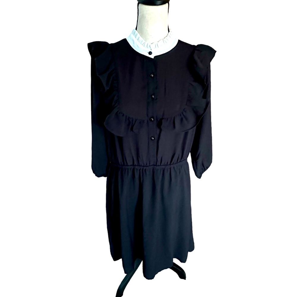 Jawbreaker Boutique Wednesday Esque Black Dress Goth XXL Runs Small EUC
